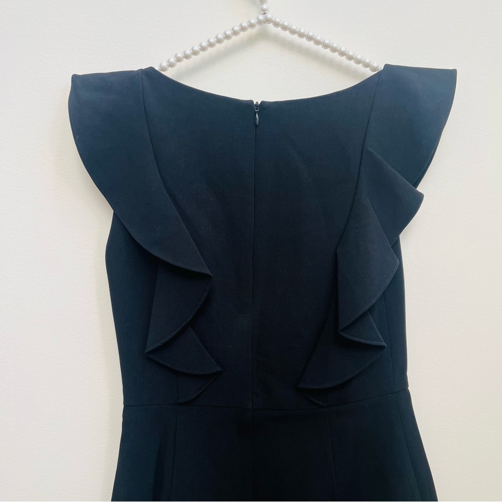 French Connection Whisper Sleeveless Ruffle Shoulder Mini Dress NWT - Picture 8 of 10